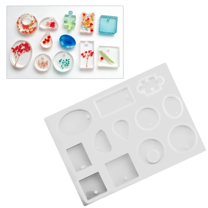 DIY Bracelet Pendant Jewelry Casting Molds Silicone Resin Set Making Tool Crafting Earrings PY | Дом и сад