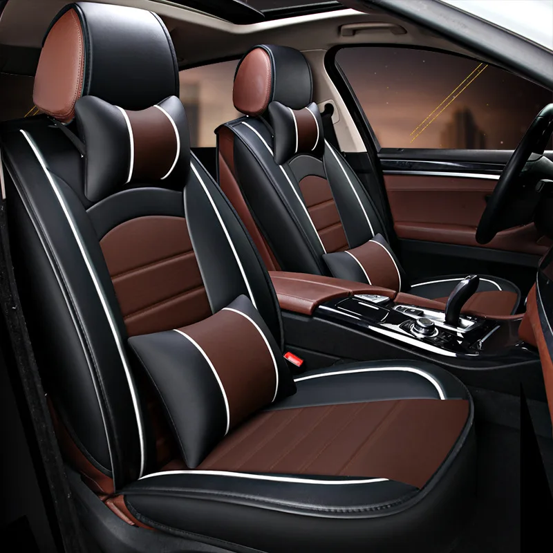 Набор чехлов для автомобильных сидений универсальные защитные наволочки