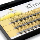 Kimcci профессиональные 10D норковые ресницы для наращивания, модный натуральный макияж, индивидуальная прививка, Кластерные ресницы накладные ресницы