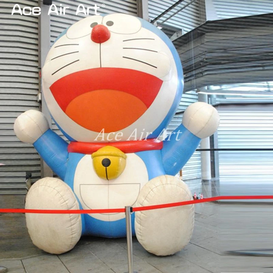 

Portable promotional giant inflatable cartoon character inflatable Doraemon model for advertising and promotional events