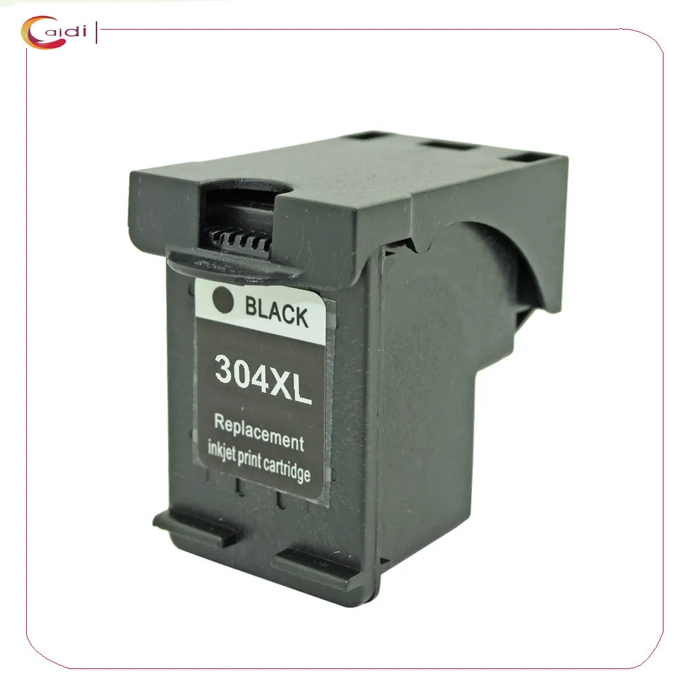 Совместимость для hp 304 304XL переработанного чернильного картриджа для hp с чернилами hp Deskjet 3720 3721 3723 3724 3730 3732 3752 3755 3758 принтер - Цвет: 304xl black ink