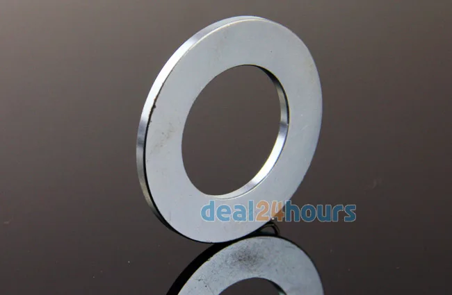 OMO Magnetics 1 шт. большой супер сильный потайной Кольцо Магниты Диск 50 мм x 3 отверстие