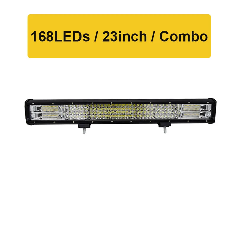 23inch combo 10D Quad строк, размер: 4-36 дюймов светодиодный бар светодиодный светильник бар для автомобиля Трактор Лодка OffRoad бездорожье 4WD 4x4 грузовик внедорожник ATV дальнего света 12V 24V - Цвет: 23inch combo