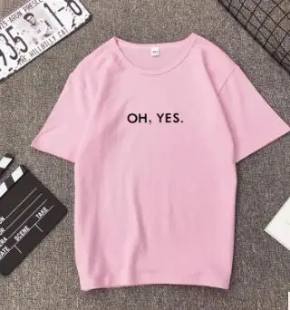 Привет да печать женская футболка смешные изделия из хлопка для Леди Девушка Топ