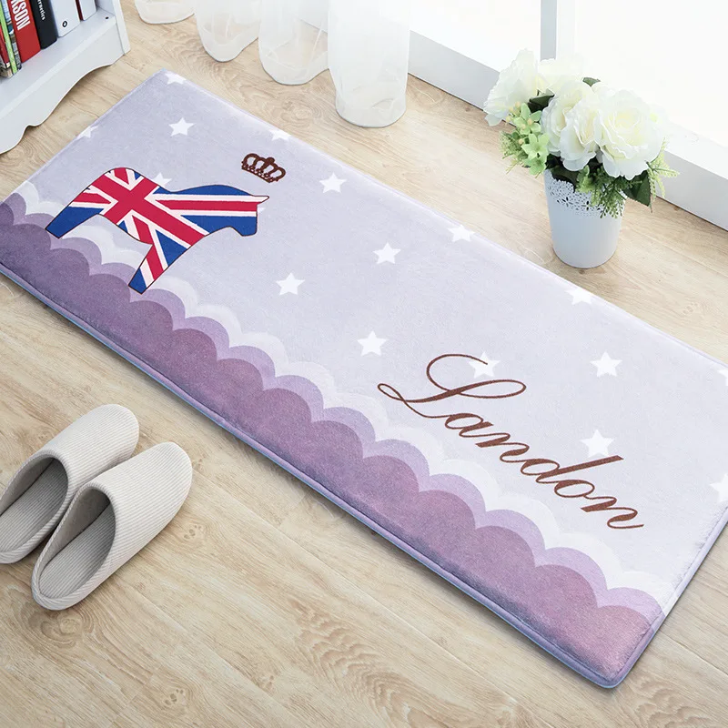 3 размера мультяшный ковер нескользящий кухонный мягкие детские коврики дверные