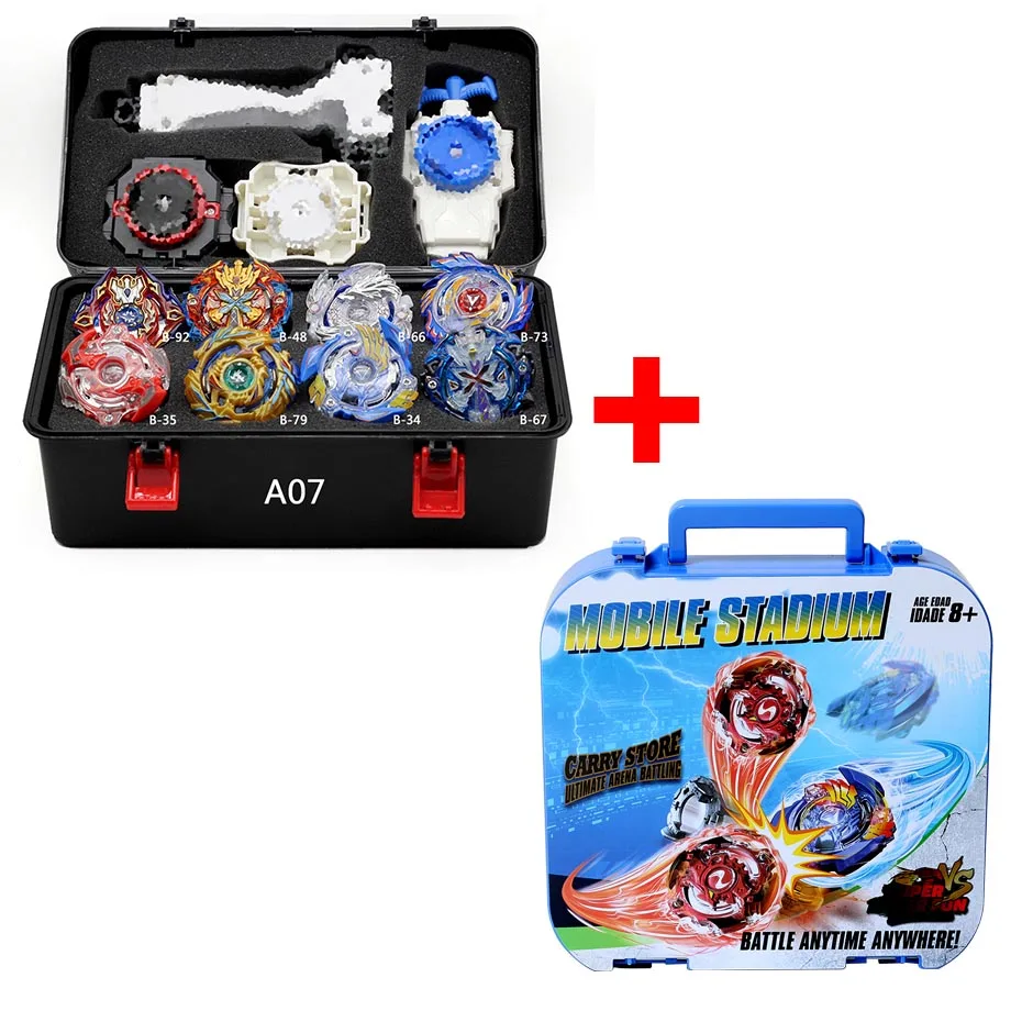 AB07 Takara Tomy Новое мобильное лезвие Арена стадион Bey Bay Burst коробка для хранения гироскопа Арена захватывающая Дуэль спиннинг Топ лезвия игрушки - Цвет: AB07