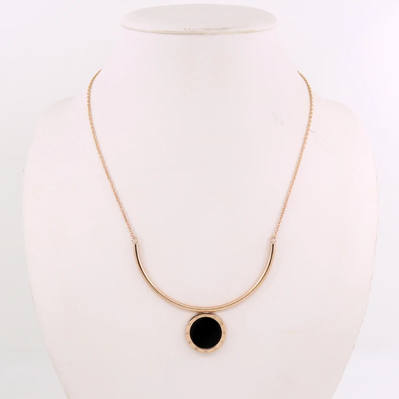 2017 популярное ожерелье золотого цвета с римскими цифрами для женщин подвеска U