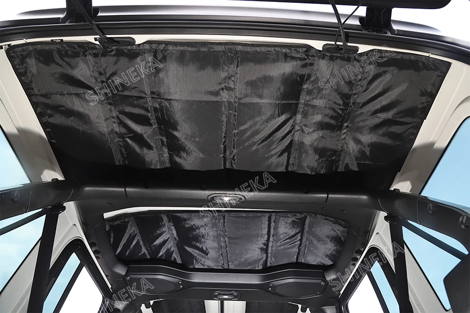 SHINEKA теплоизоляционная прокладка для Jeep Wrangler Sahara JL+ Hardtop хедлайнер кровельный изоляционный комплект для Jeep Wrangler JL