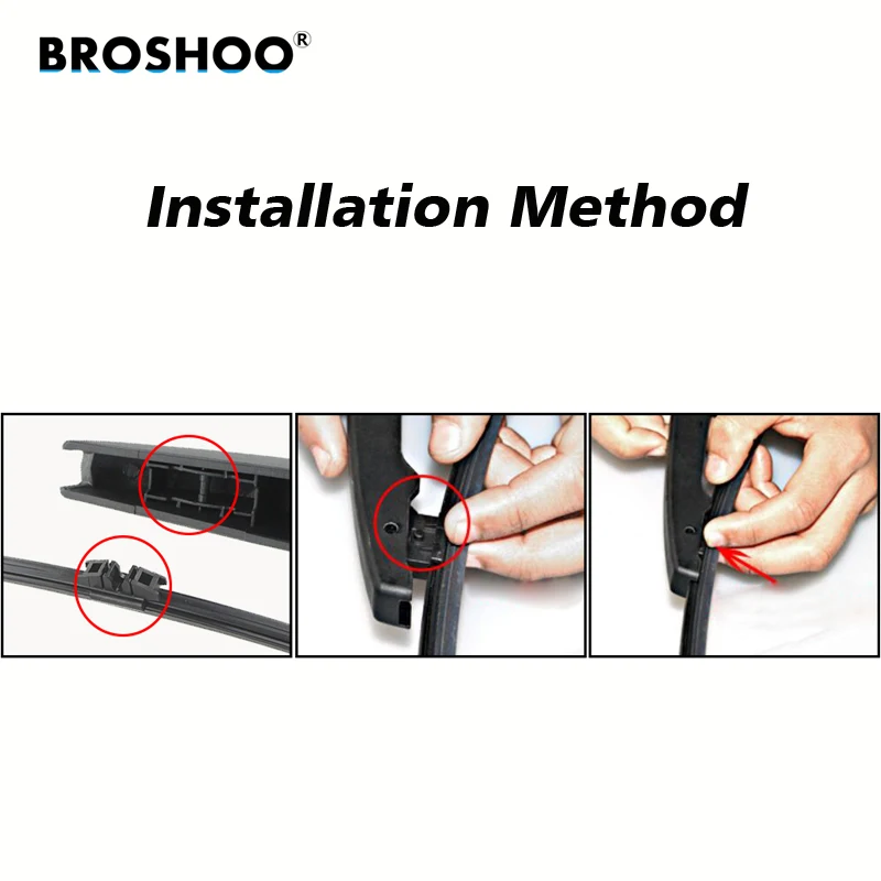 

BROSHOO Car Rear Wiper Blade Blades Back Windscreen Wiper Arm For Great Wall Hover H9 Hatchback (2015-) 250mm Auto Styling