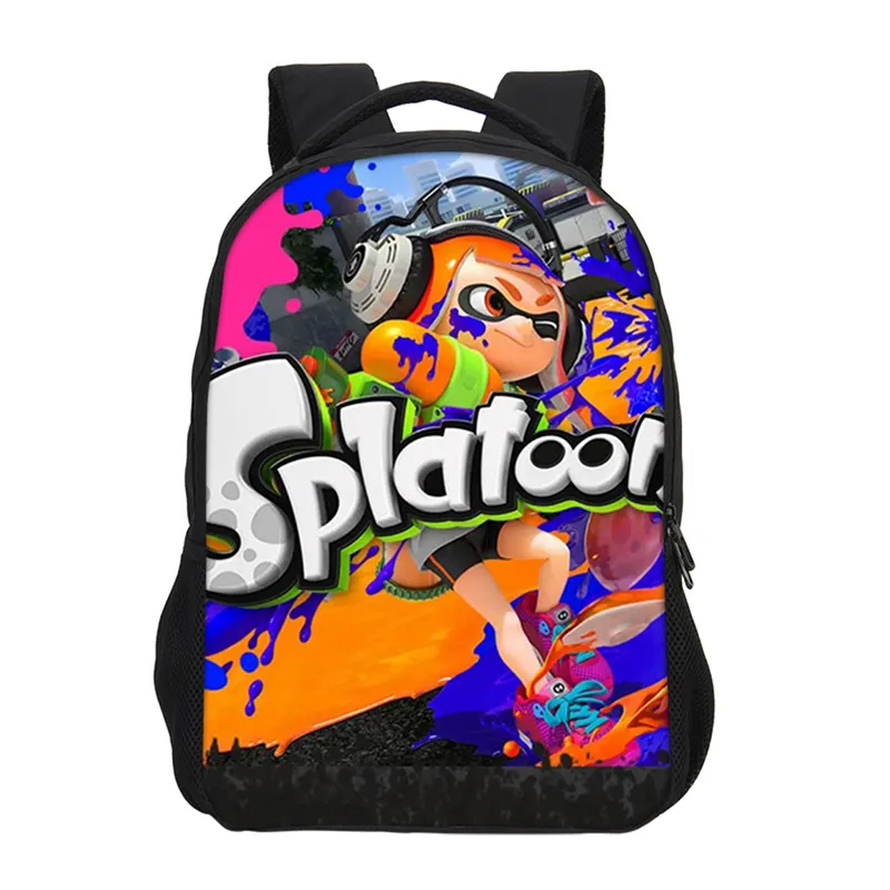 Хайнс Орел Фанни аниме печать Splatoon 2 рюкзаки для девочек мальчиков Bookbag сумка