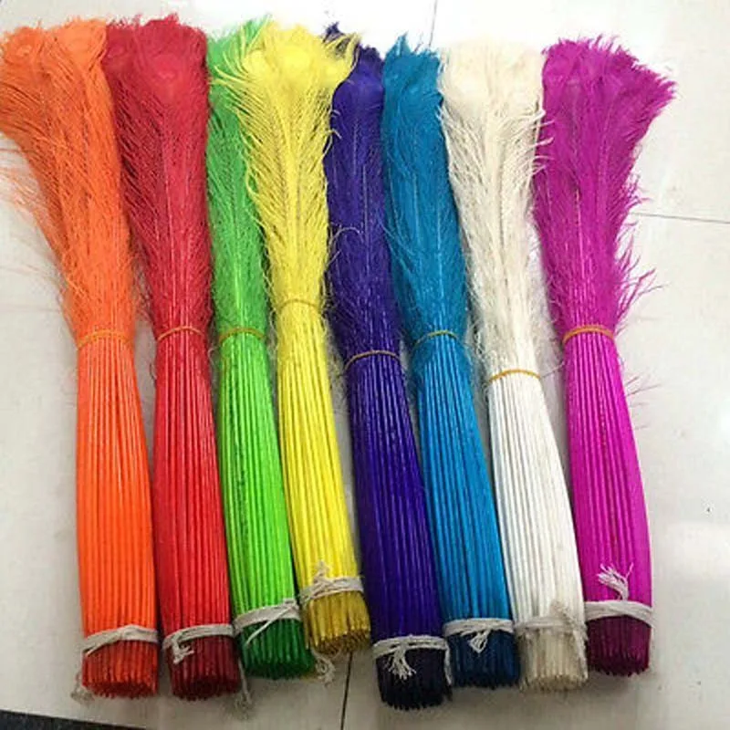 

Wholesale 100 pcs Peacock Feather eyes 32-34inches / 80-90cm color optional