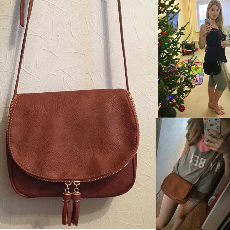 Новый высокое качество женщин моды сумки Messenger кожа кисточкой corssbody mensageiro bolsas WB51197