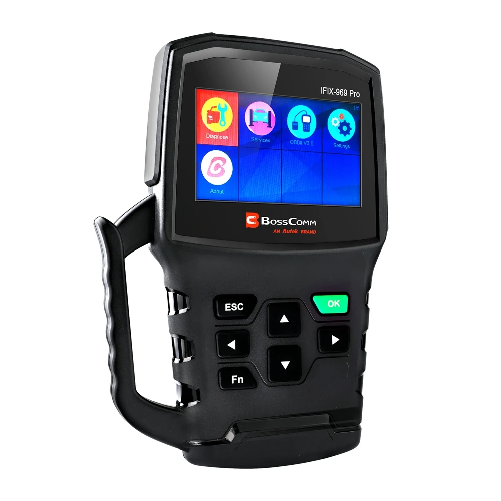 Autek IFIX969 pro OBD2 сканер полный Системы устройство автодиагностики двигателя подушка