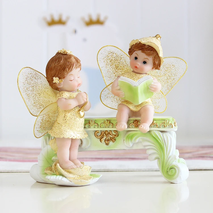 

Swing Angel European creative TV cabinet living room cabinet craft home decorations ornaments and furnishings
