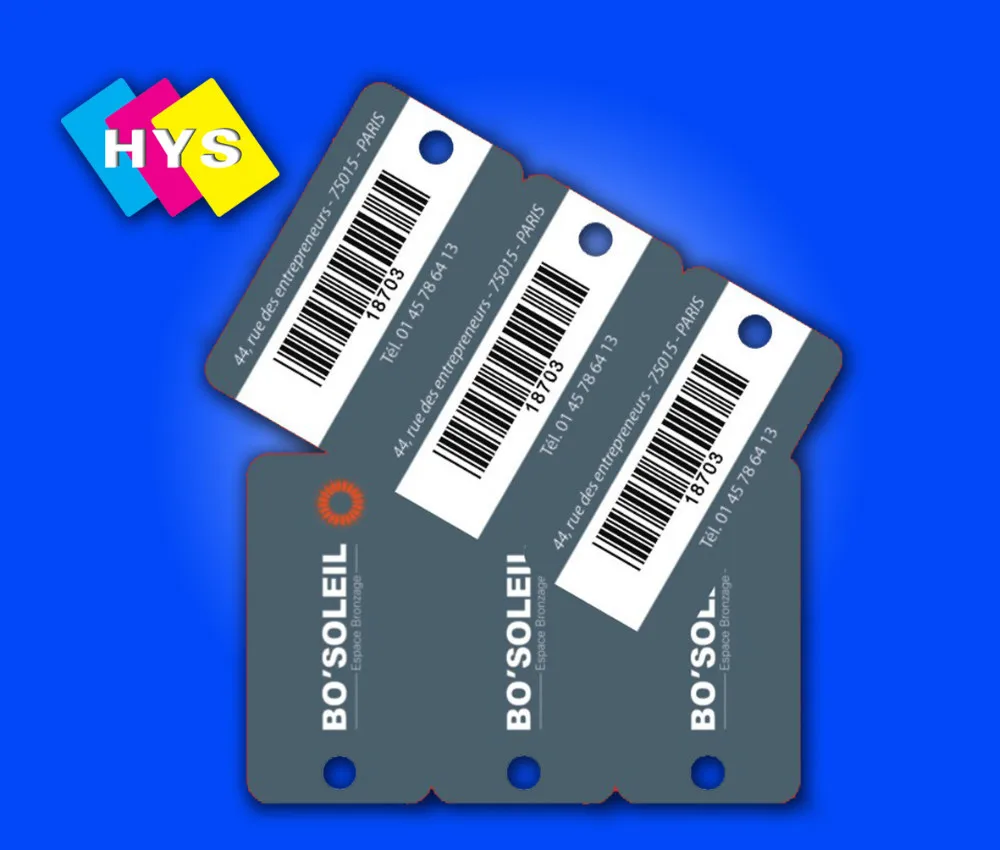 

High quality Die-Cut cards printing ,Precut key card ,Key tag card supply