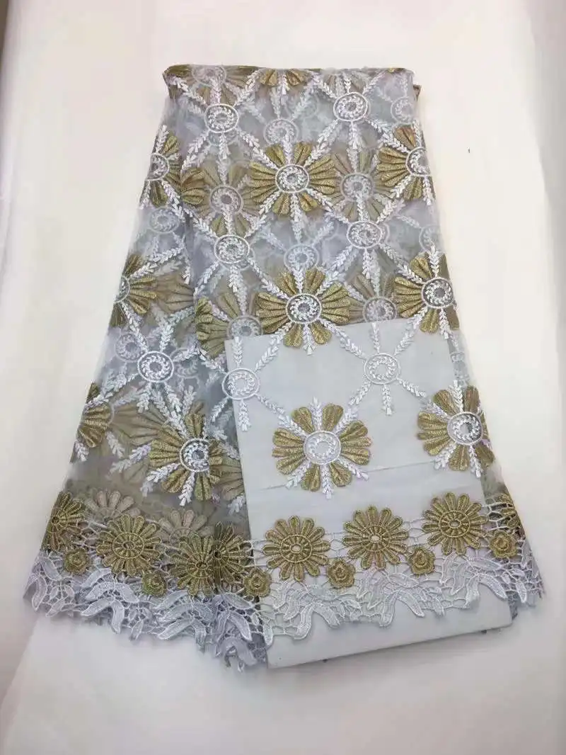 Red and white color embroidery lace material red African France chiffon fabric high quality Guipure wedding SU | Дом и сад