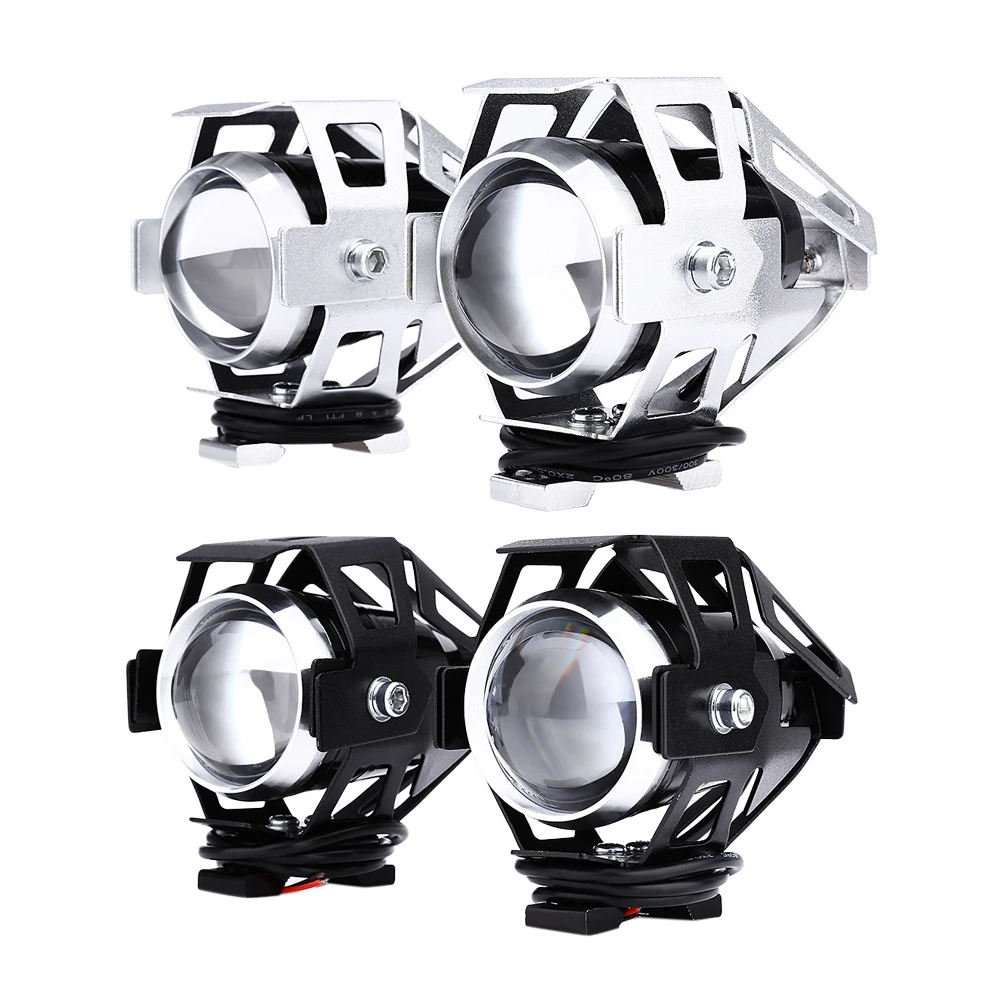 Прямоугольная мотоциклетная фара LED 2 шт. 10 Вт 12 В 3000LM U5 алюминиевый сплав высокая
