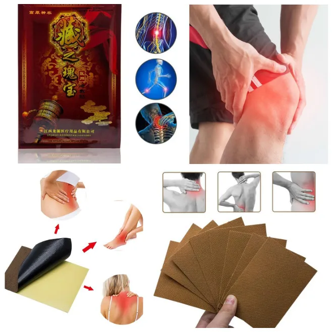 8 шт./компл. без боли Артрит травяные пластыри безболезненные терапевтические