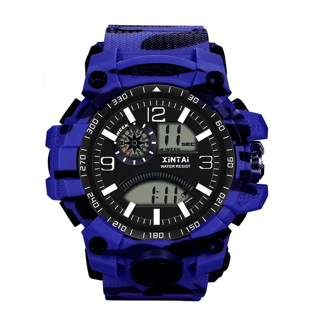 Saatleri Мода High-End Multi-function 30 M Электронные Водонепроницаемые часы элегантный аналоговый роскошный спортивный высокое качество@ 5