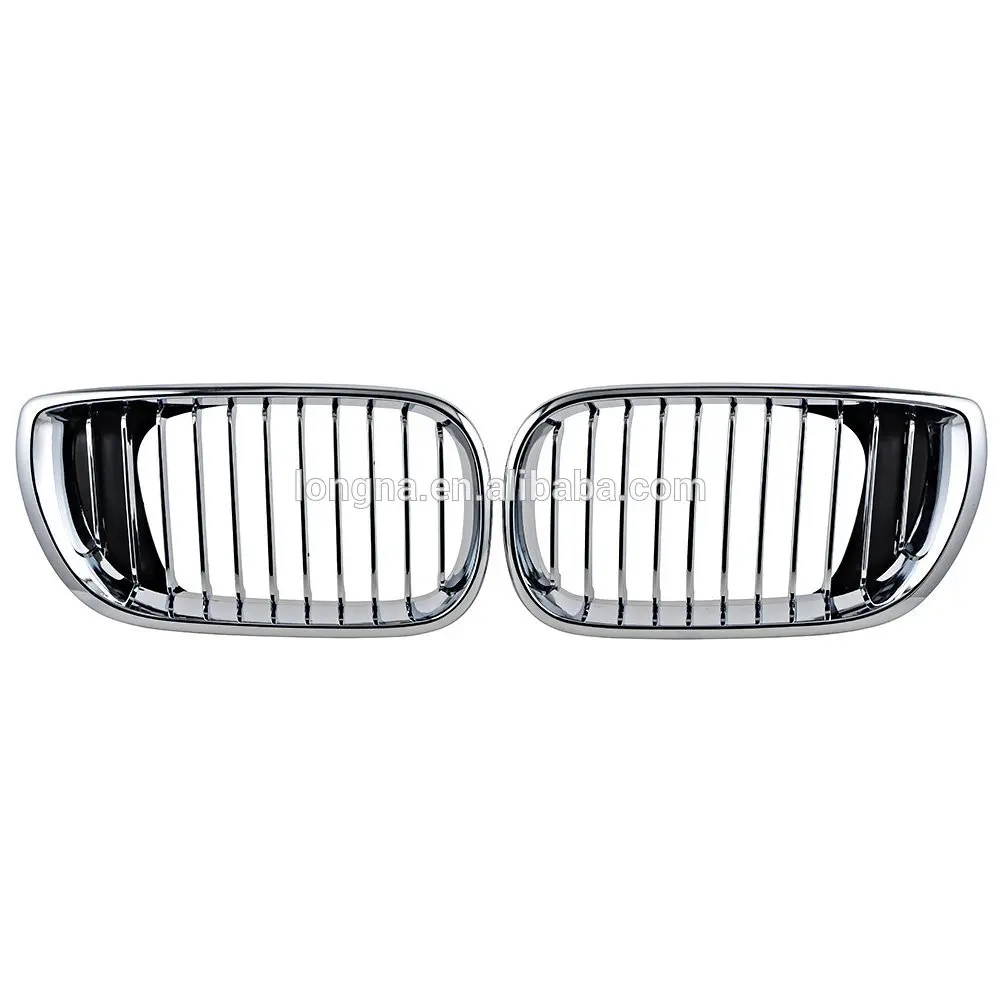Хромированная Европейская Передняя верхняя носовая решетка для 02 05 BMW E46 3 серии 320