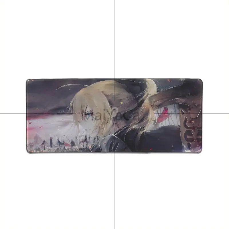 Maiyaca в запасном дизайне Fate Saber сделай сам игровой с узором коврик для мыши