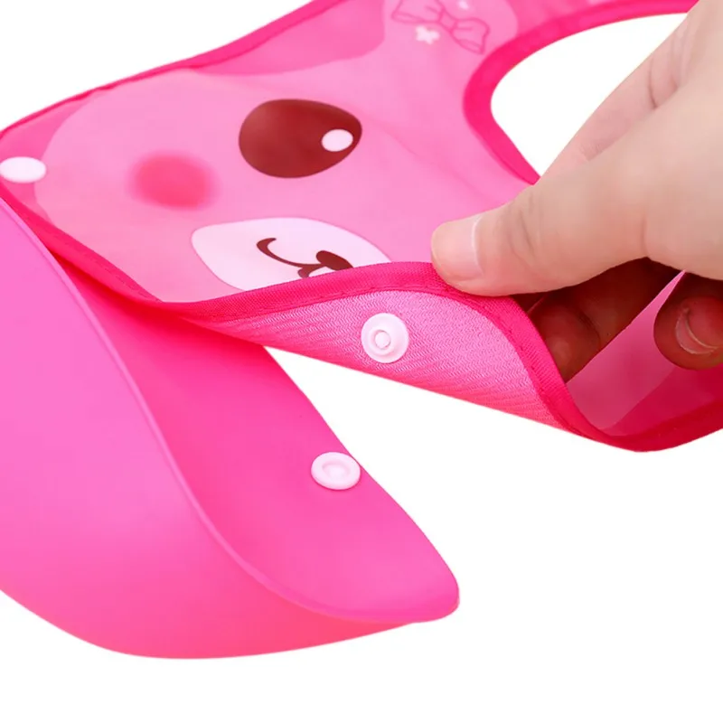 

Cartoon Baby bibs waterproof silicone feeding baby saliva towel newborn cartoon waterproof aprons Baby Bibs
