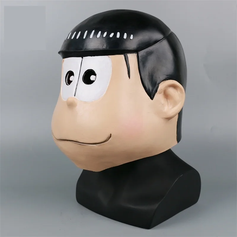 Аниме Косплей osomatsu san kun High Q твердые латексные Вечерние Маски очки