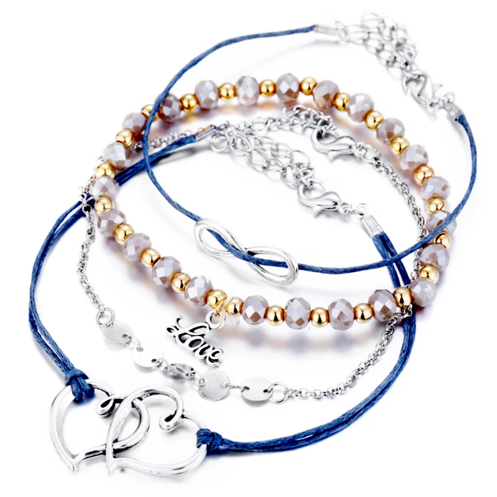 Креативные новые Ручные ювелирные изделия любовь счастливый номер 8 блестки