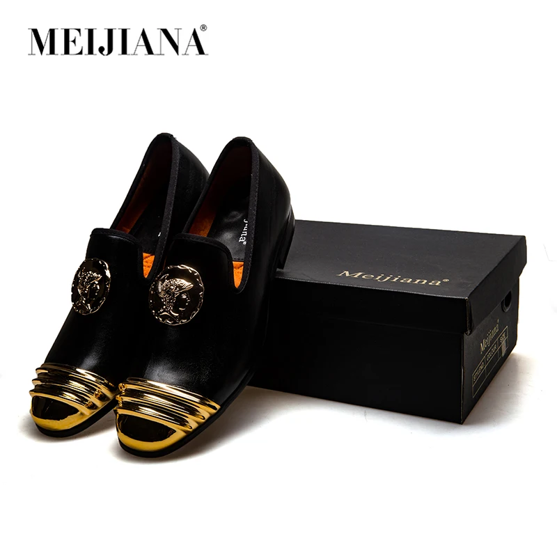 MeiJiaNa Slip On Flats Loafers Male Shoes Fashionable Mens Casual Patent Leather Comfortable Soft Handmade Driving | Обувь