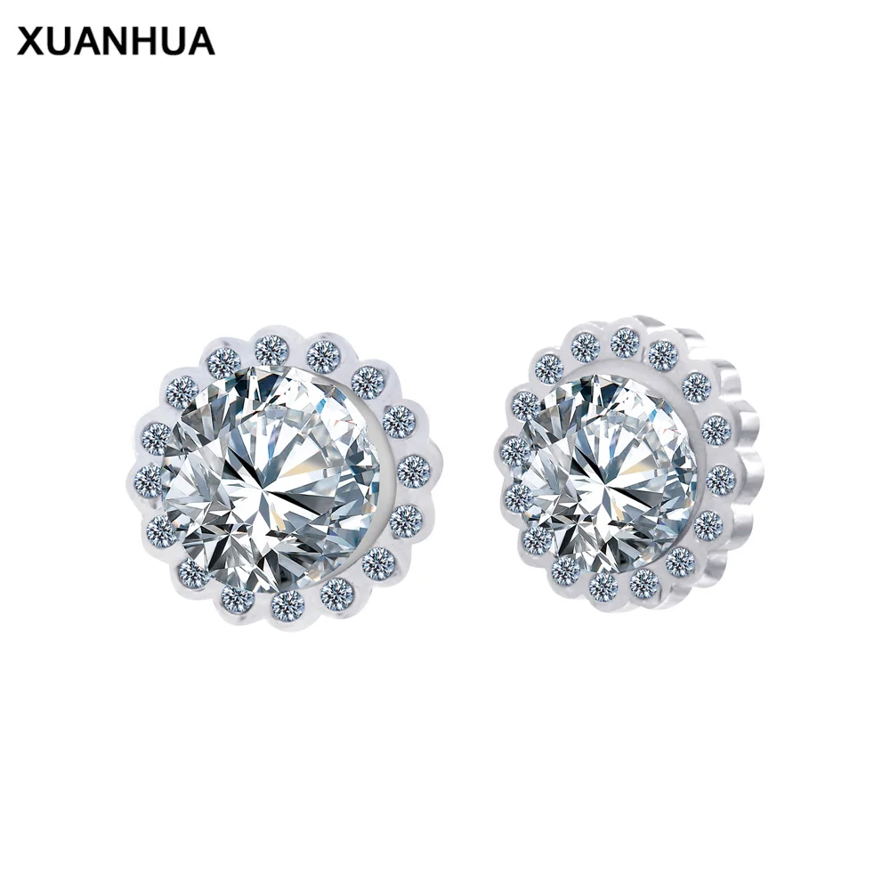 Серьги XUANHUA из нержавеющей стали для женщин серьги модные ювелирные изделия 2019