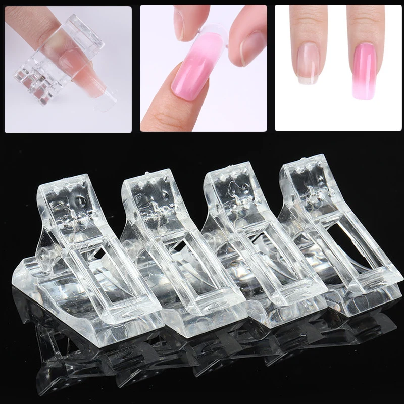 5 шт./компл. насадки для ногтей клипса быстрого наращивания накладных пальцев