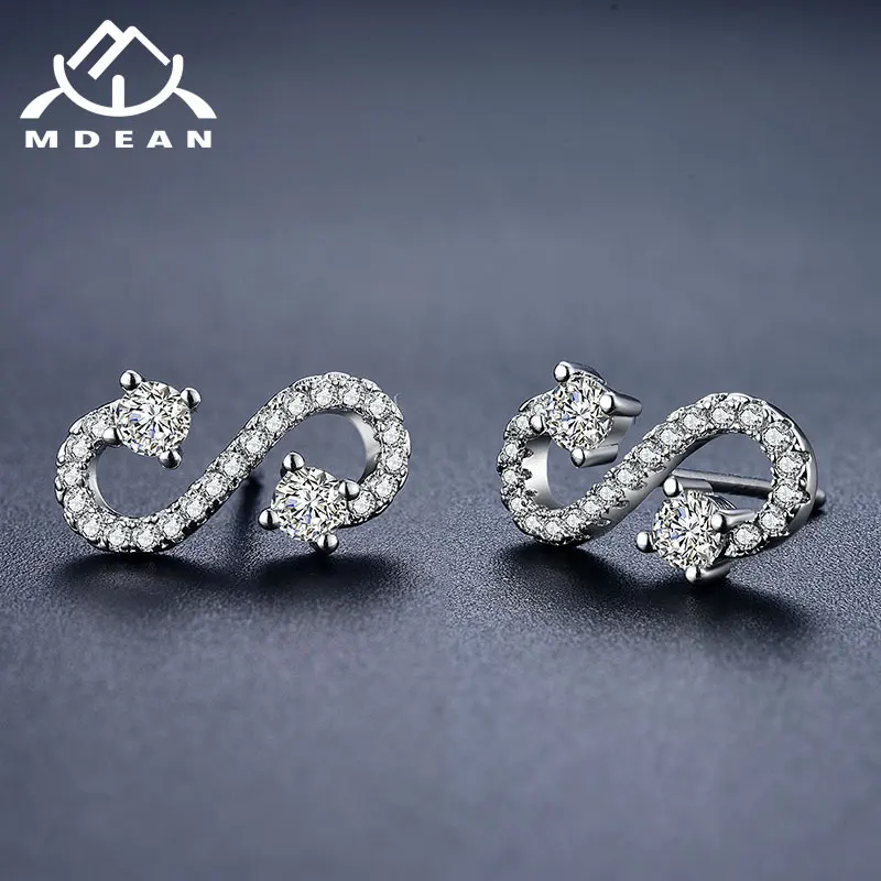 MDEAN женские серьги ювелирные изделия Свадебные Винтажные с буквами для женщин