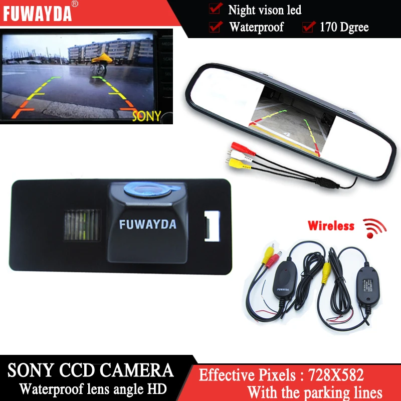 Камера заднего вида SONY CCD HD для AUDI A1 A4 (B8) A5 S5 Q5 TT / PASSAT R36 5D|ccd hd|sony ccd backup cameracar wireless camera
