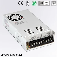 single output dc48v 8 3a 400w switching power supply for led light strip 110v 240v ac to dc36v smps with cnc electrical equipmen
