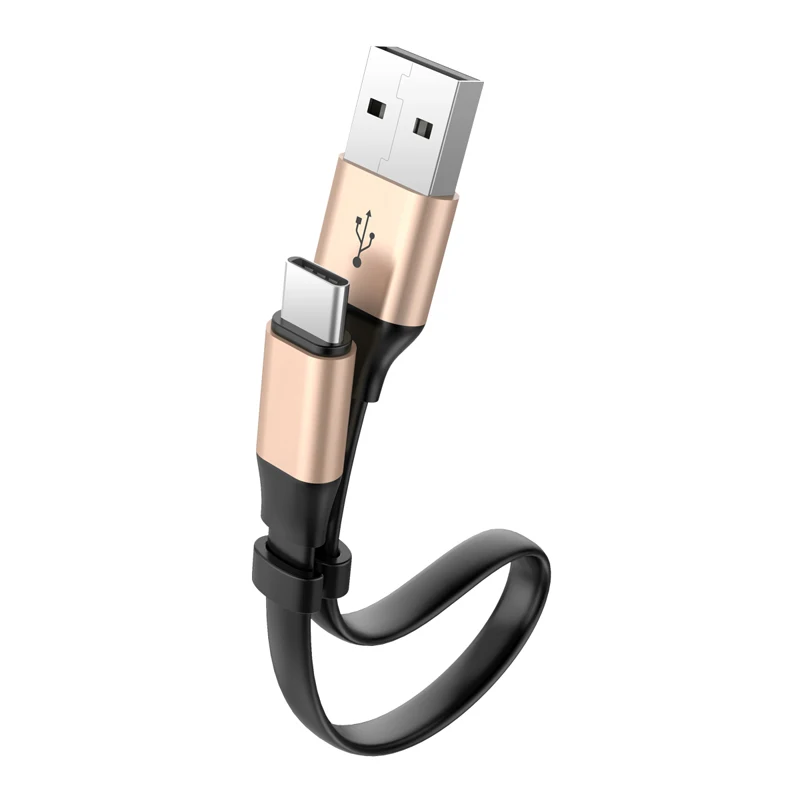 5А usb type c кабель для быстрой зарядки для samsung s9 xiaomi 8 huawei P20 mate10 pro usb c зарядный кабель короткий Android планшет 20 см 3A - Цвет: Type-c 3A Gold