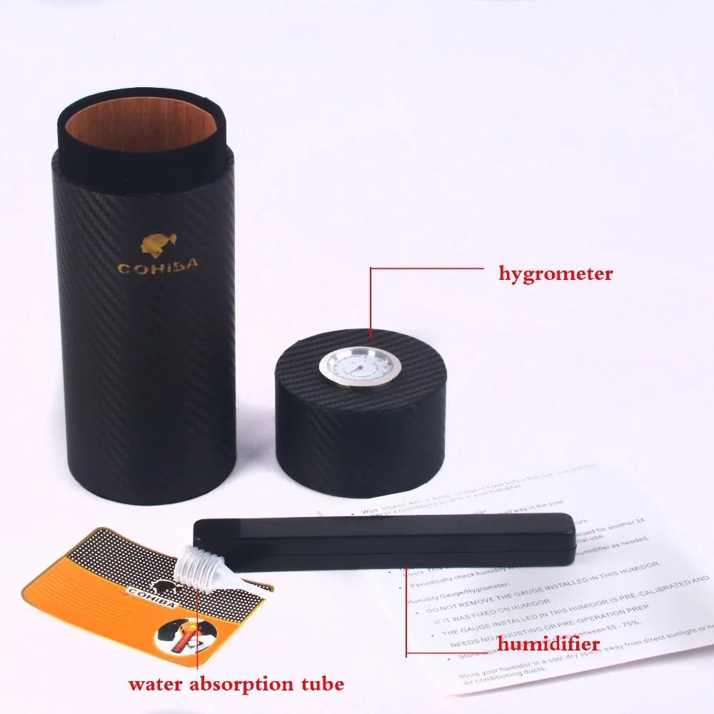 COHIBA кожа Дерево кедра с подкладкой сигары Дорожный Чехол мини коробка для сигар резчик пепельница