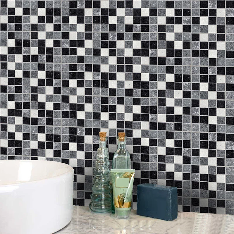 18 шт. мозаичная настенная плитка наклейка для дома кухни ванной комнаты стен