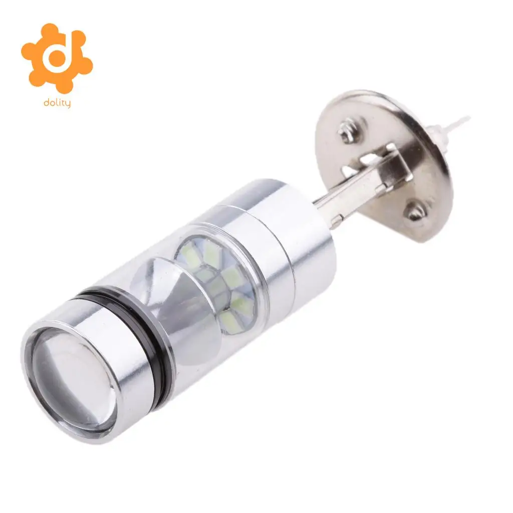 2 шт. H1 20-SMD светодиодный 100 Вт 8000 к автомобильный противотуманный DRL светильник для