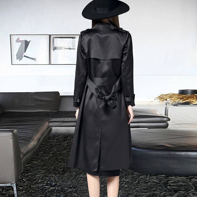 2018 весна осень новый модный Тренч женский элегантный роскошный