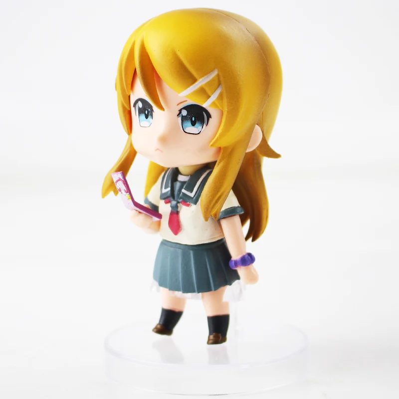 9 см Oreimo Kousaka kiriino#142 Q-version ПВХ фигурка Коллекционная модель игрушки милая кукла