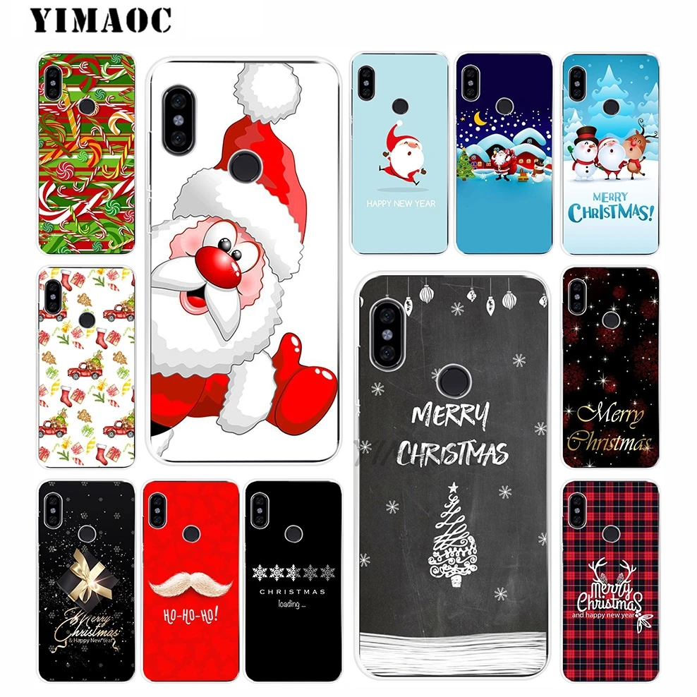 Мягкий силиконовый чехол YIMAOC Merry Christmas Beard для Xiaomi Redmi 6 6A 5A 5 S2 Puls Note 8 7 4X4 4A Pro Go |