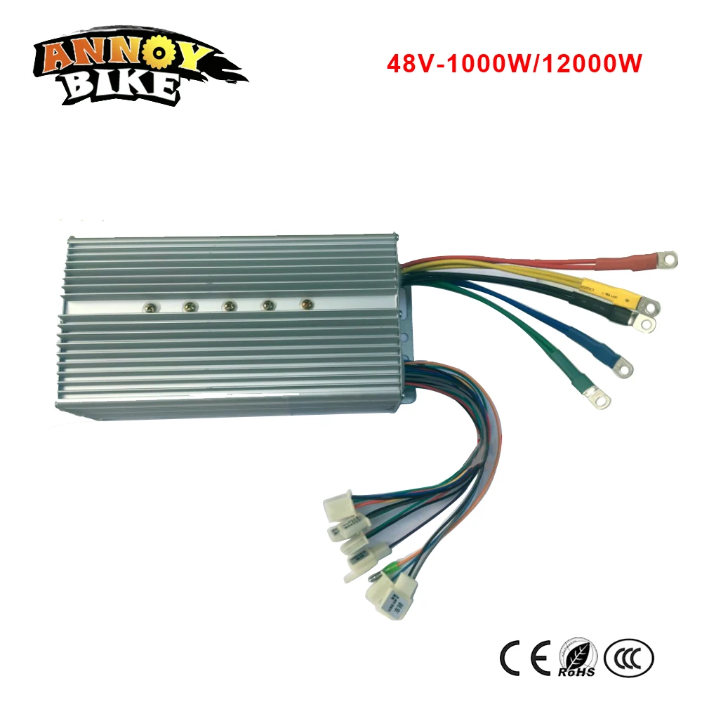 48V60V 1000W контроллер двигателя концентратора двухрядная 428 цепь двойная зубная