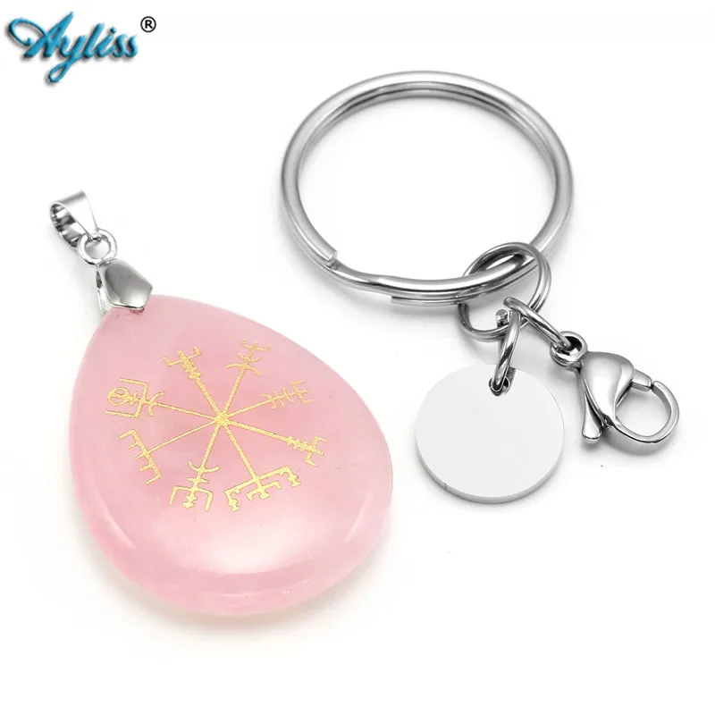 Ayliss оптовая продажа 1x/5x/10x Vegvisir скандинавский Викинг Odin символ Runic компас брелок