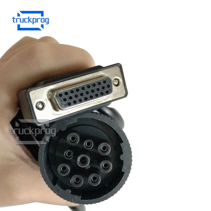 9 Pin cable Для JD EDL V2 диагностический набор 9 Pin Deutsch кабель 4,2 Услуги Advisor электронный канал передачи данных v2 сканер сельское хозяйство инструмент диагностики - Цвет: 9 Pin cable