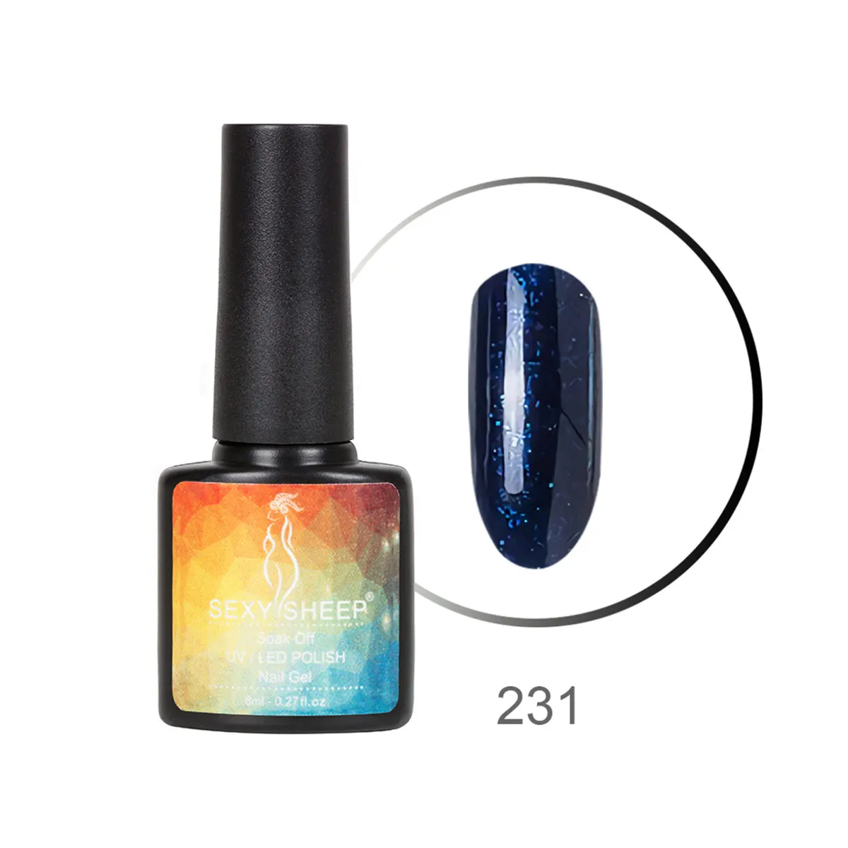 8ML Gel Nail Polish Colorful UV Gel Soak Off Gel Polish Semi-Permanent Varnish Red Black Gray Green Nail Color Manicure Nail Art