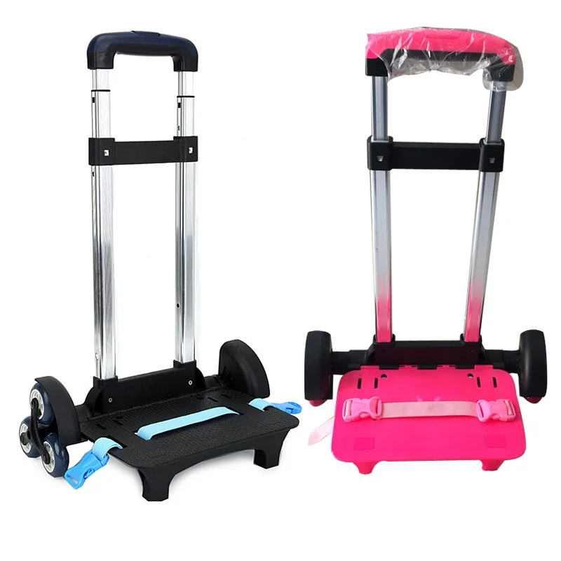 3 Wheel Fold Pull Rod Bracket Roll Cart Trolley School Bags Easy Climb The Stairs Mochila Infantil Rodinha Mochilas School Kids