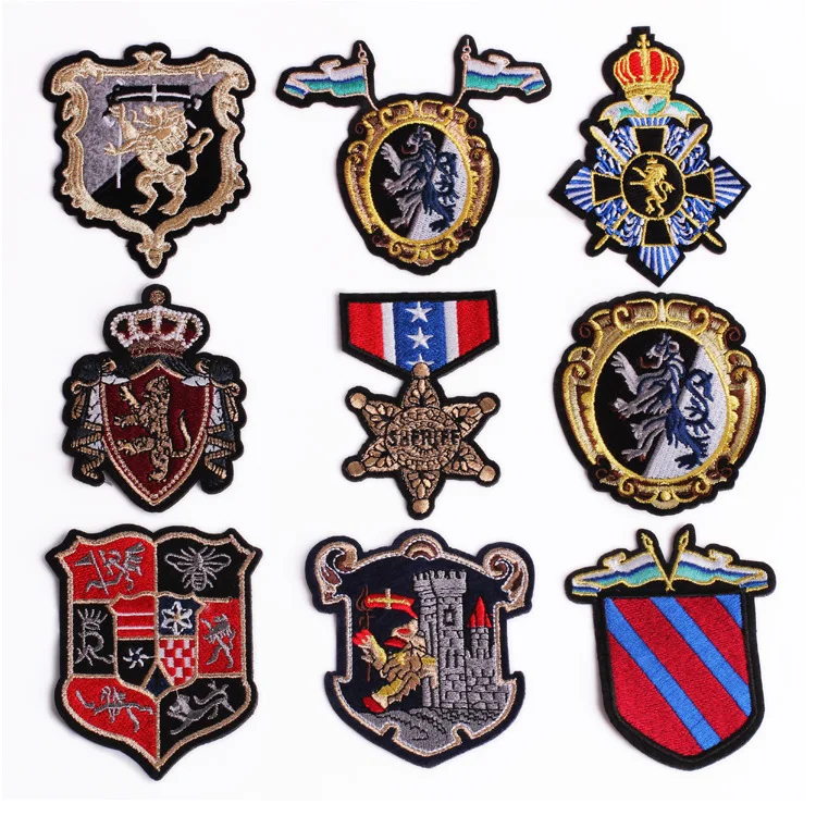 

Cartoon Magic School Film Badges Iron on Patches for Clothing Embroidered Army Morale Tactical Military Badge Patch Bag Stripe