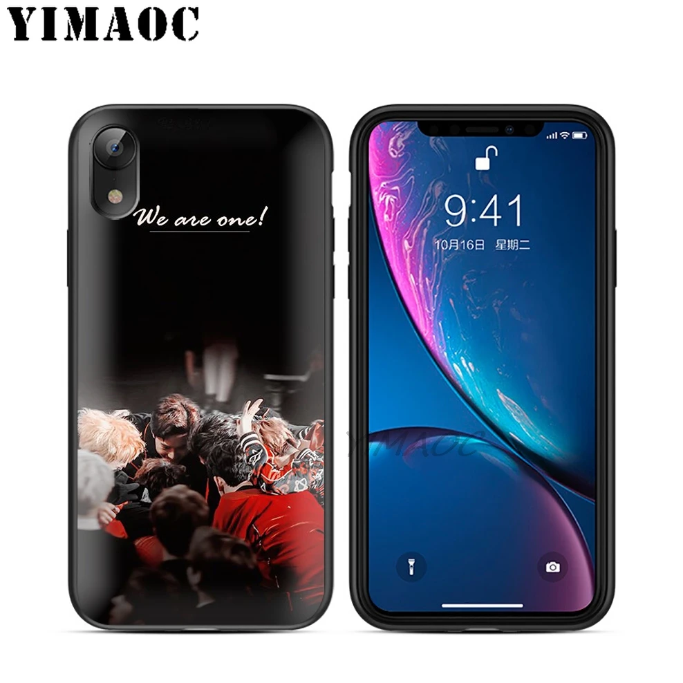 YIMAOC TEMPO EXO Новый Мягкий ТПУ Черный силиконовый чехол для iPhone X или 10 8 7 6 6S Plus 5 5S SE Xr Xs