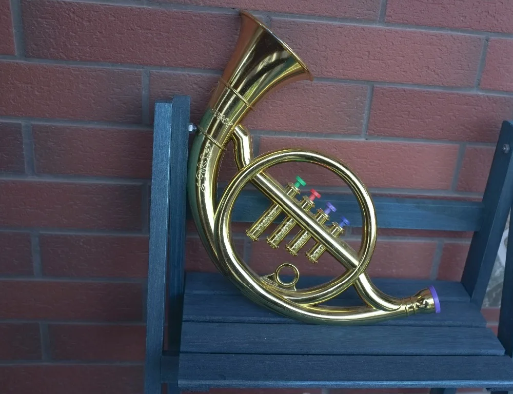 Детские Инструменты детские игрушки музыка игрушка французский Рог|toy french horn|toys