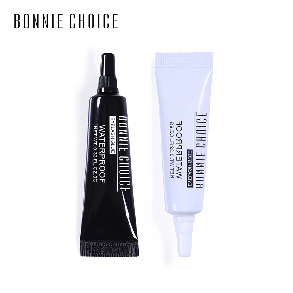 BONNIE CHOICE 1 шт. 9 г клей для ресниц прозрачные черные ресницы норковый блестящий